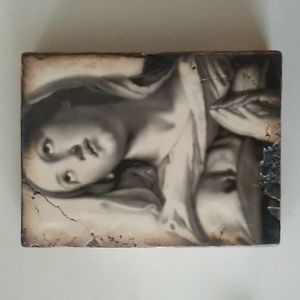 Sid Dickens T-130 "Devotion" Memory Block wall tile *Rare & Retired*